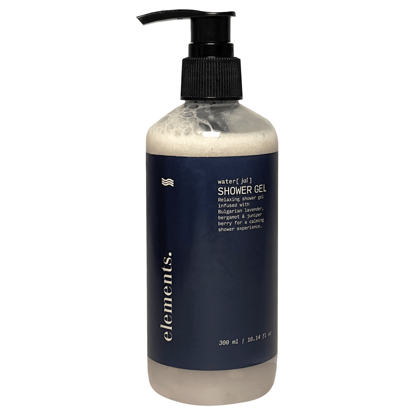 Relaxing Shower Gel with Bulgarian Lavender, Bergamot, and Juniper Berry - elements by Alchemy